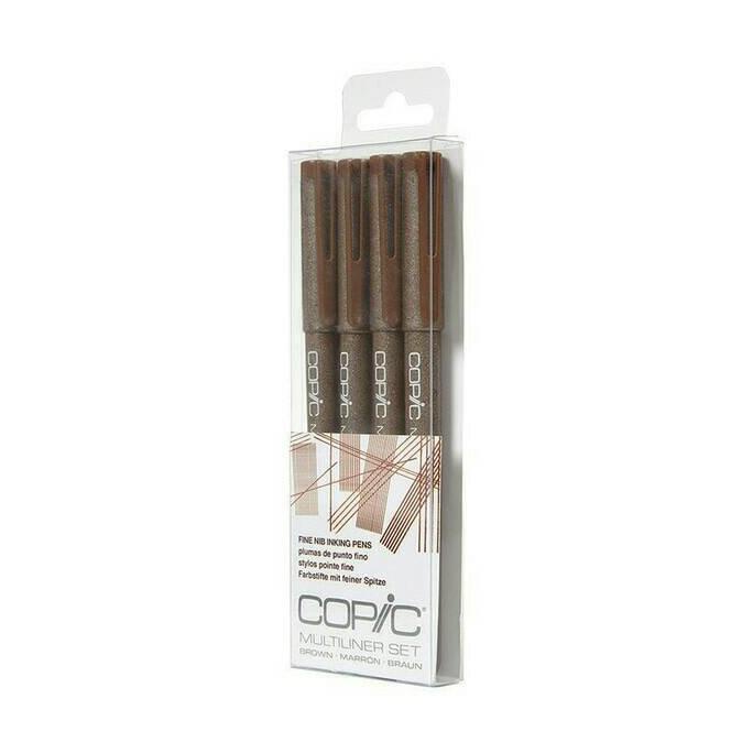 

COPIC MULTILINER SET Brown