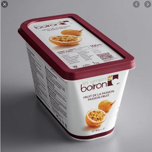 

BOIRON PUREE PASSIONFRUIT 1KG / PUREE RASA MARKISA KEMASAN 1KG