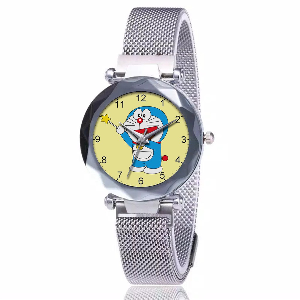 Jam Tangan Wanita Custom - DORAEMON Free Box &amp; Batre Cadangan