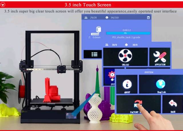 3D Printer Terbaru Luas area print 3harga pabrik