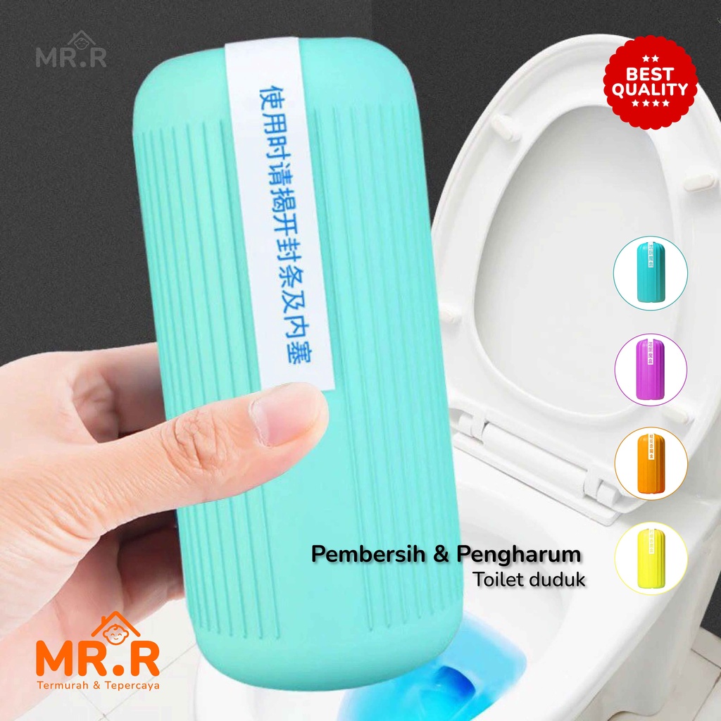 Pembersih Kloset Duduk Pengharum Toilet Penyegar Pembersih Toilet Duduk Pewangi Closet Duduk Flush