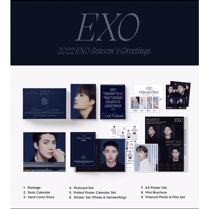 Sharing Season Greetings 2022 EXO