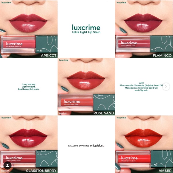 Jual Luxcrime Ultra Light Lip Stain Shopee Indonesia