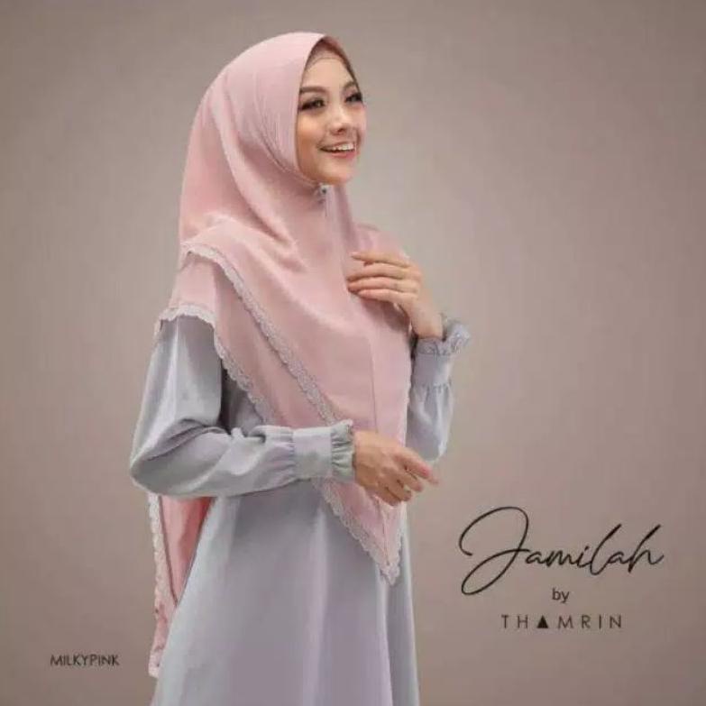 ➨Grosir➨ LCZRJ (COD) HIJAB RENDA JAMILAH MURAH CANTIK P83 Ready