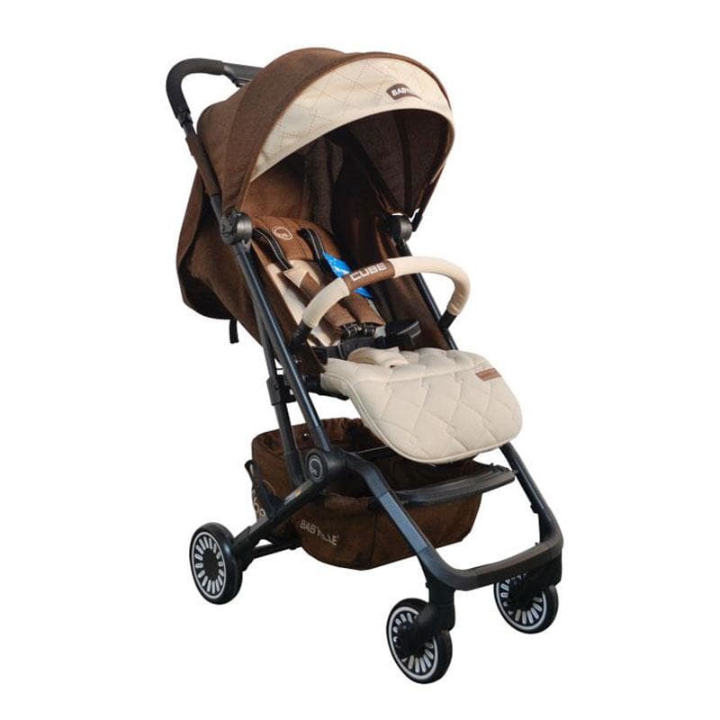 HARGA PROMO Kereta Dorong Bayi Stroller BabyElle S372 Cube Coffee   Beige