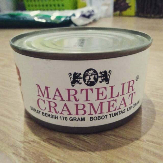 

CRAB MEAT MARTELIR Daging kepiting rajungan kaleng