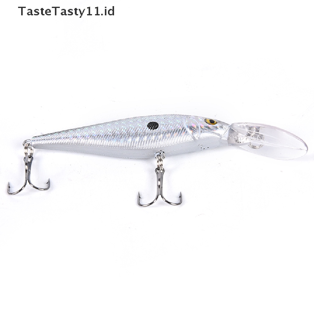 Tastetasty 1pc Umpan Pancing Ikan minnow Bahan Plastik Keras 11cm 10.5g 9#