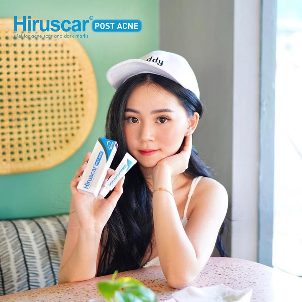 HIRUSCAR Post Acne Gel (10gr) Penghilang Bekas Jerawat, Luka &amp; Cacar