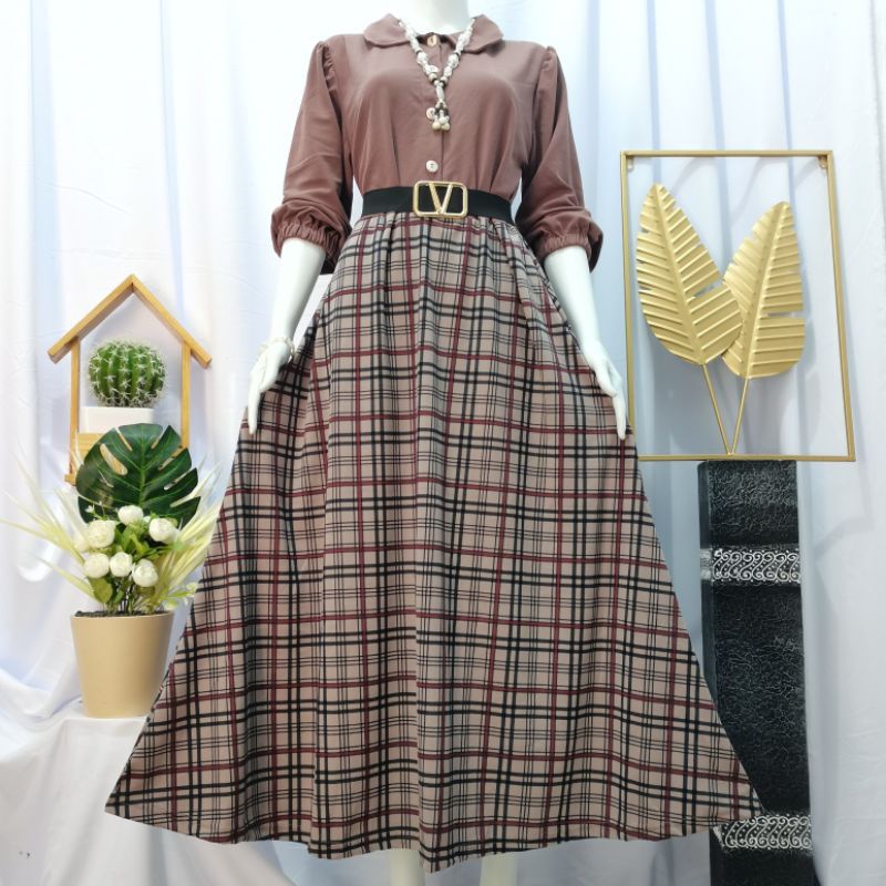 gamis voxy kotak