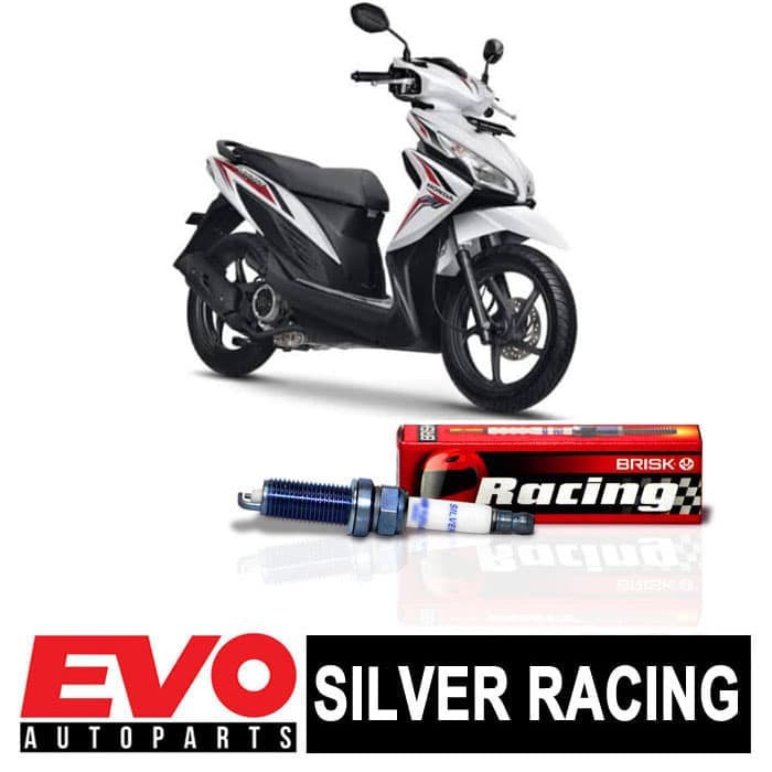 Busi BRISK Silver Racing AR12YS untuk Motor Honda Vario 125