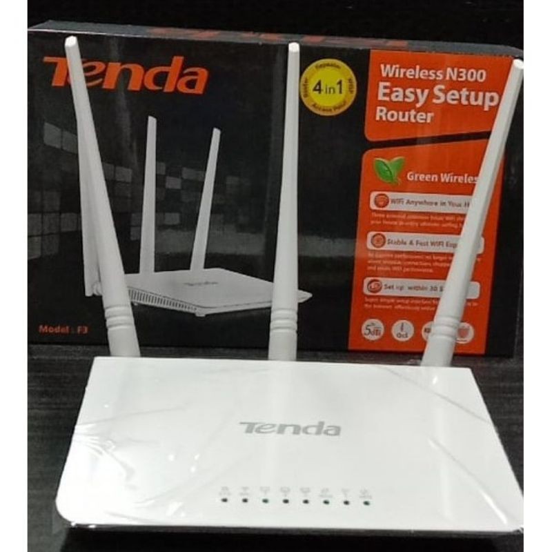 Tenda F3 3 Antenna Wireless Router - F3 ROUTER