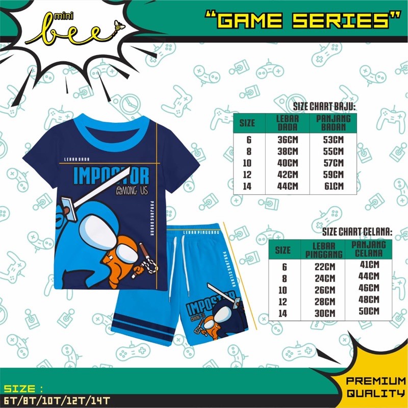 Setelan Anak Set Game Series Minibee