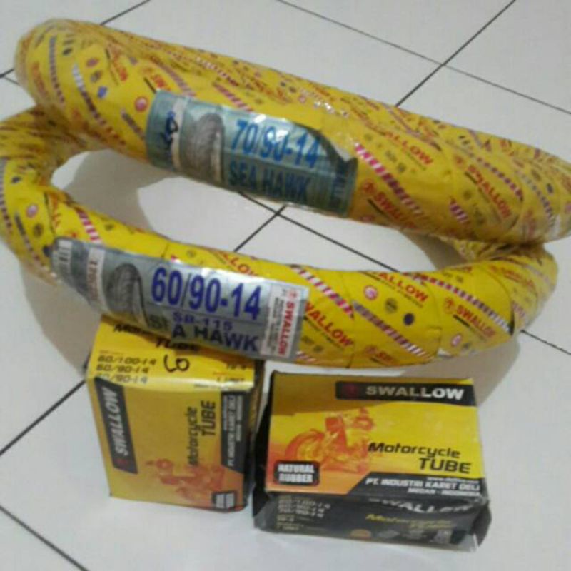 PAKET BAN LUAR DAN BAN DALAM DEPAN BELAKANG SWALLOW BEAT MIO VARIO