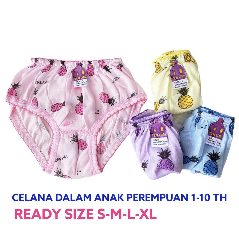 Cd Celana Dalam Anak Bayi Perempuan Cewek Katun Adem Murah 1 3 5 7 10 Tahun Sempak Anak Kancut Anak Cawet Anak Celana Dalam Bokser Anak Perempuan Katun Murah