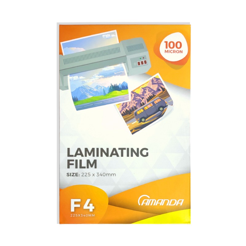 

Plastik Laminating F4 Press Amanda 100 MICRON ( 100 LEMBAR)