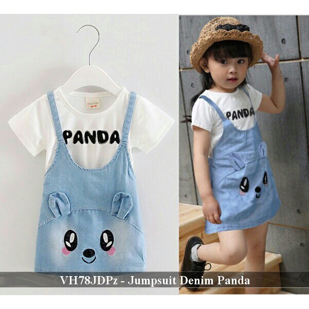 setelan baju anak 2 tahun murah jumper simple balita terbaru lucu cantik VH78JDPz  jumpsuit panda