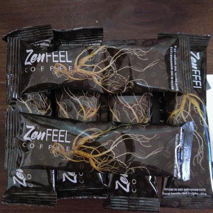 

zen feel coffee kopi paket 6 sachet