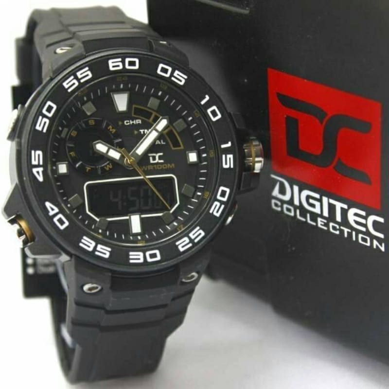 Jam Tangan Pria Digitec Collection 5015 Rubber Original