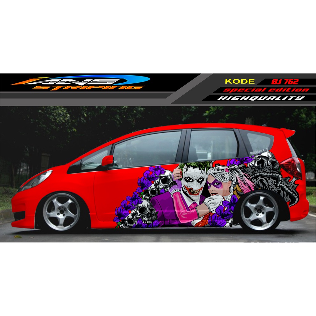 DECAL STIKER MOBIL HONDA BRIO AGYA JAZZ AVANZA YARIS / DECAL STICKER MOBIL JAZZ / STIKER MOBIL