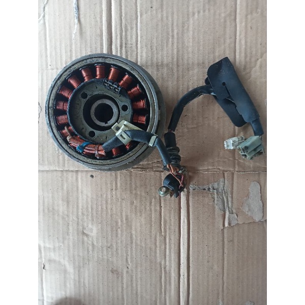 magnet + spul jalan motor Yamaha Vixion old 3c1 original copotan