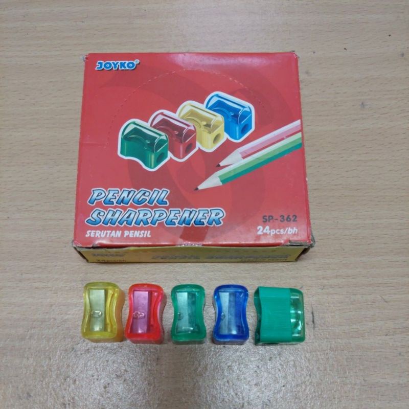 

(PAK) Rautan Roti Joyko SP-362 / Serutan Pensil Joyko Mini (24 Pcs) / Rautan Murah