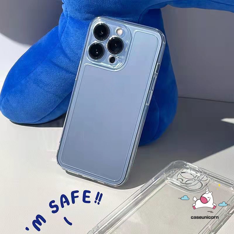 Soft Case TPU Transparan Shockproof Cover iPhone 11 6 6s 7 8 14 Plus 11 13 12 14 Pro MAX SE XR X XS MAX