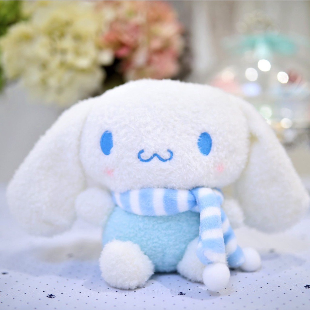 MAINAN BONEKA HELLO KITTY PURIN CINNAMOROLL MELODY SCARF IMPOR