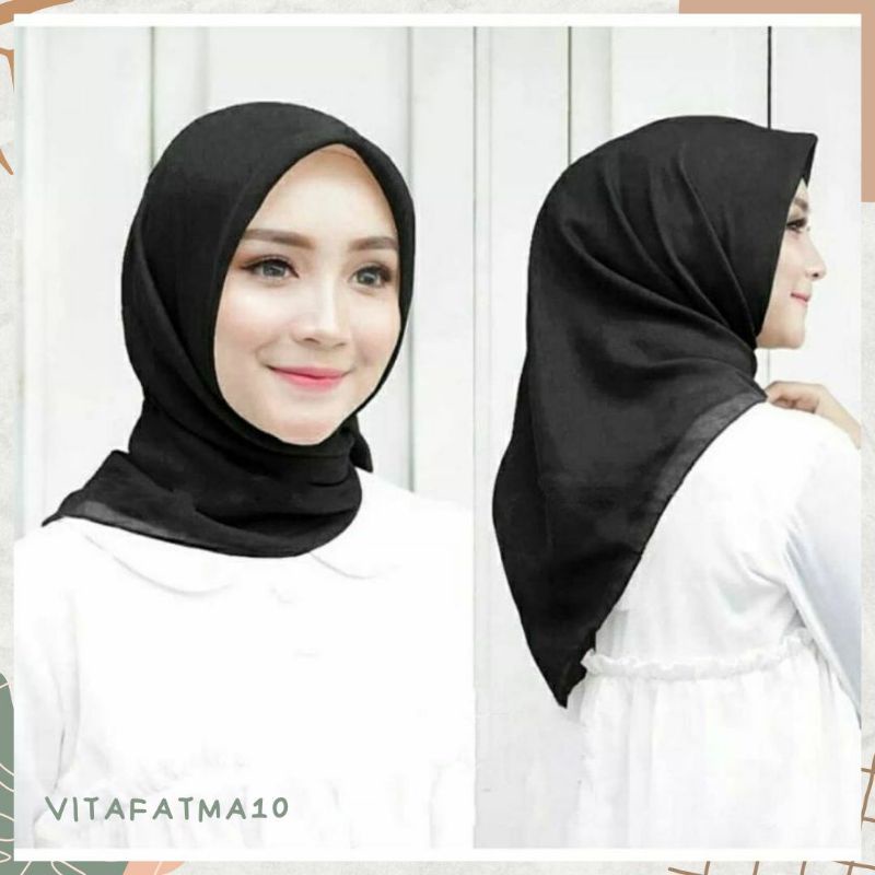 Kerudung Paris Biasa | Kerudung Segi Empat Paris | Paris polos |Paris Premium | Bella Square