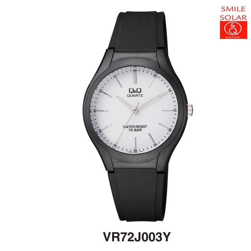 SALE Jam Tangan Unisex Classic Casual Rubber Analog Original Q&amp;Q QNQ QQ VR72 VR72J Series