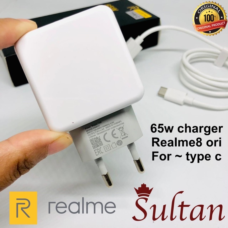 PROMO CHARGER 65W REALME8 SUPER VOOC ORIGINAL QUALITY SUPERDART POWER CHARGER