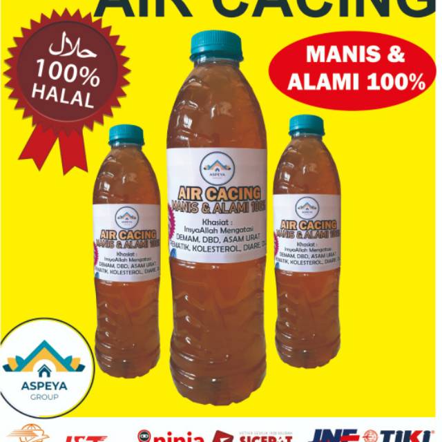 AIR CACING MANIS ASLI ALAMI _ Obat Tipes dan Demam Paling Manjur