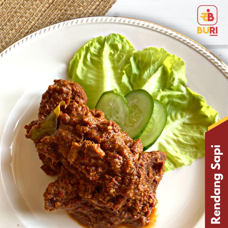BURI Frozen Food Rendang Sapi / Makanan Beku Siap Masak Rendang sapi