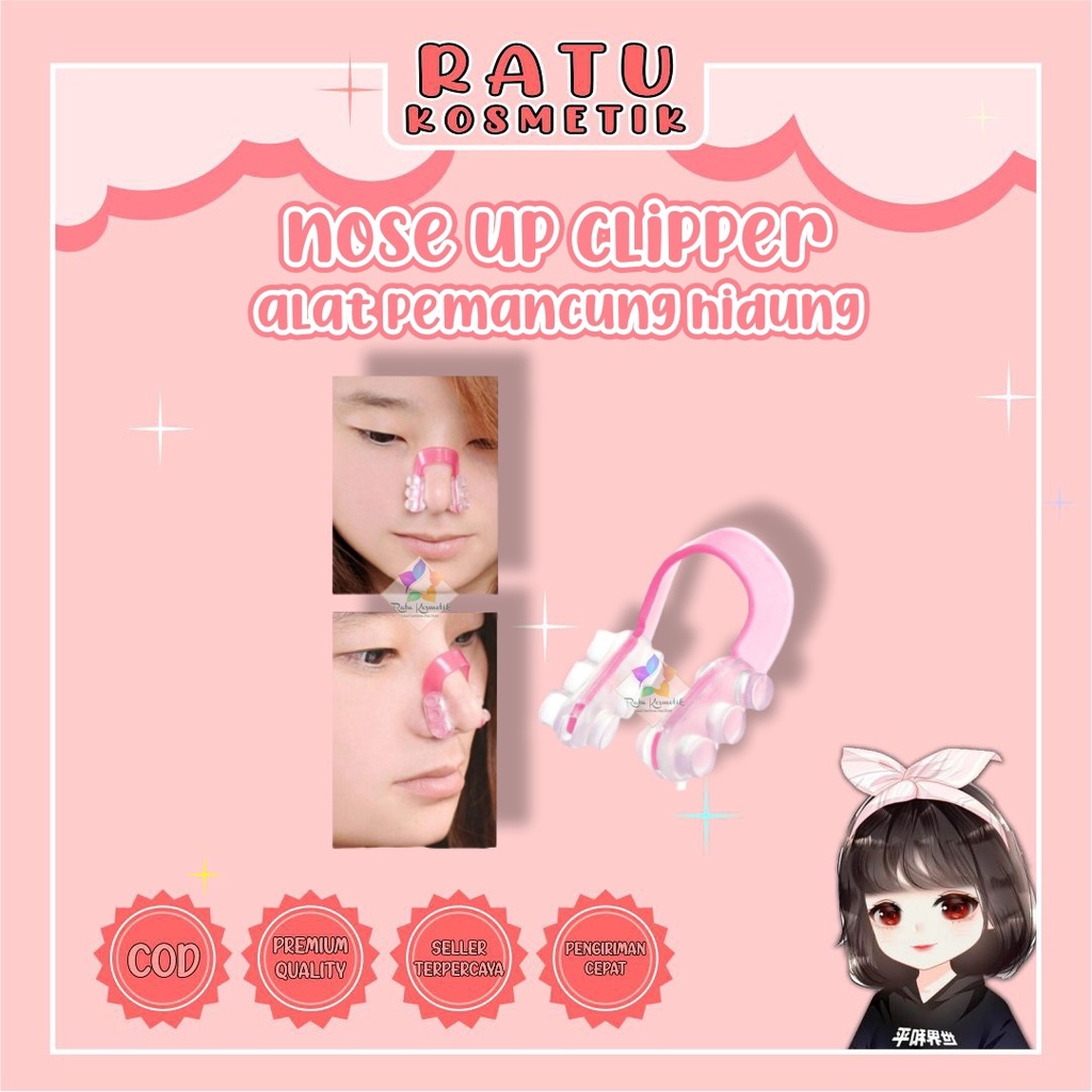 ❤ RATU ❤ Nose Up Clipper Alat Pemancung Hidung Bahan Karet Noseup Clip Mancung Alami