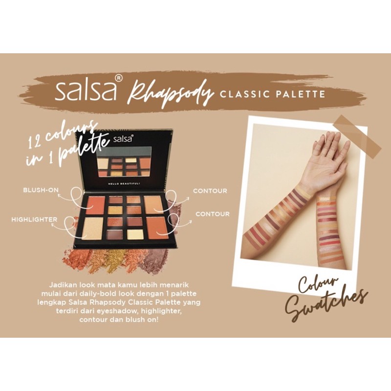 Salsa Rhapsody MakeUp Palette
