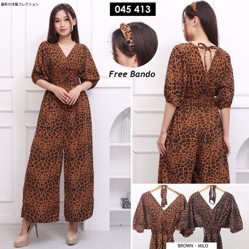 Jumpsuit Leopard 413 | Jumpsuit Jumbo