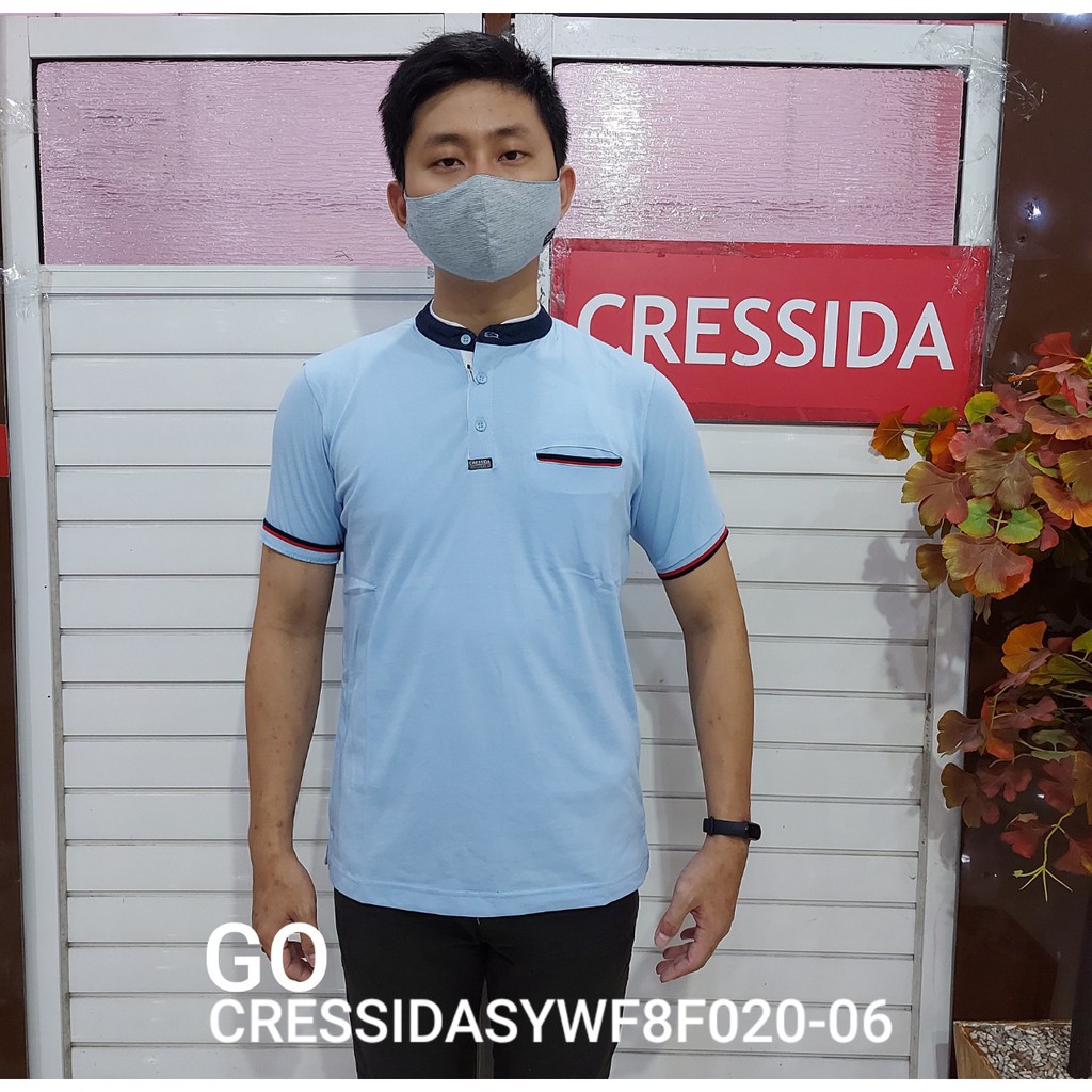 BB CRESSIDA 06 KAOS KERAH Cowok Pakaian Pria Kaos Polo 100% orIginal keren!