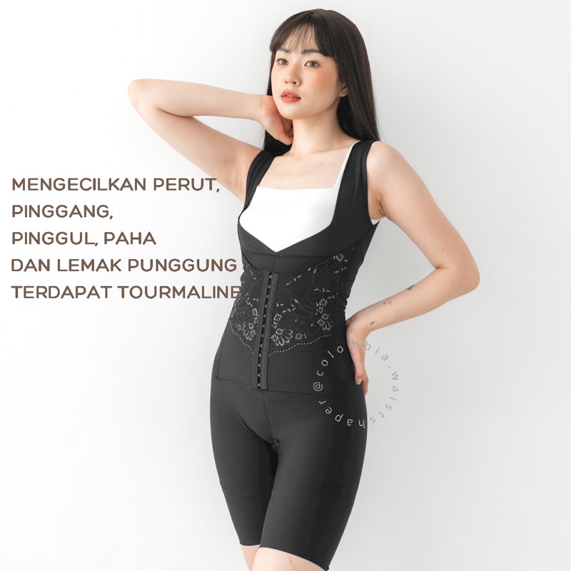BEAUTY SHAPE - NEW TOURMALINE CRYSTAL BODY SHAPER / KORSET PELANGSING / KORSET LAHIRAN
