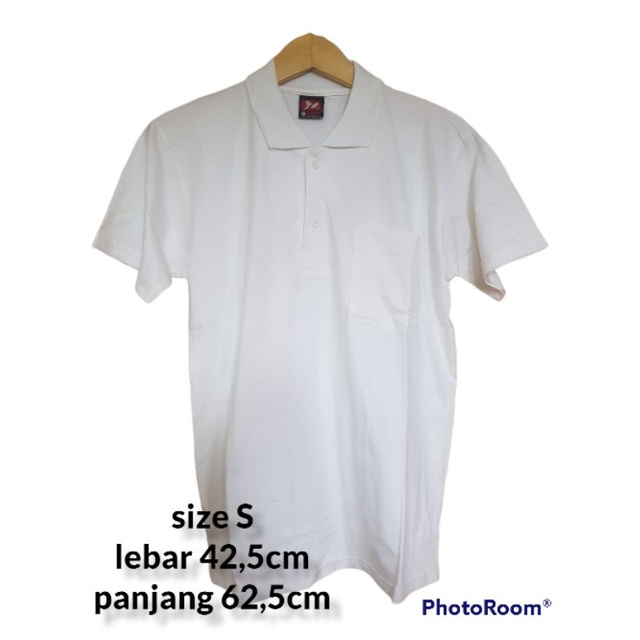 [af house] baju polos kaos gaggi kerah lengan pendek S M L
