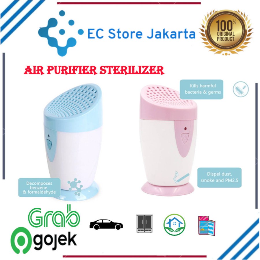 IONKINI JO-6706 Ozone Air Purifier Sterilizer Penghilang Bau Rumah Kulkas Mobil Lemari Pakaian