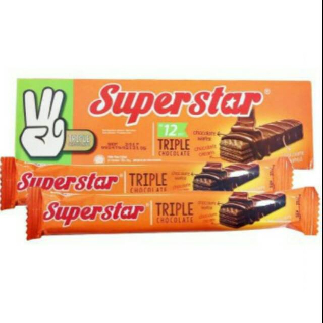 

Superstar Triple Chocolate box 12 x 18 g