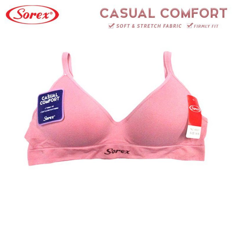 BH Sorex Tanpa Kawat Bra Sorex 65001 Setara Cup B Casual Comfort