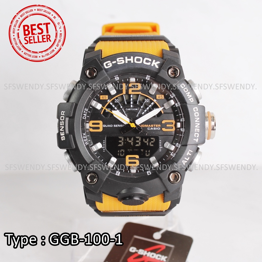 PRODUK TERLARIS ... G Shock GGB 100 Jam tangan digital pria dual time digital led analog anti air