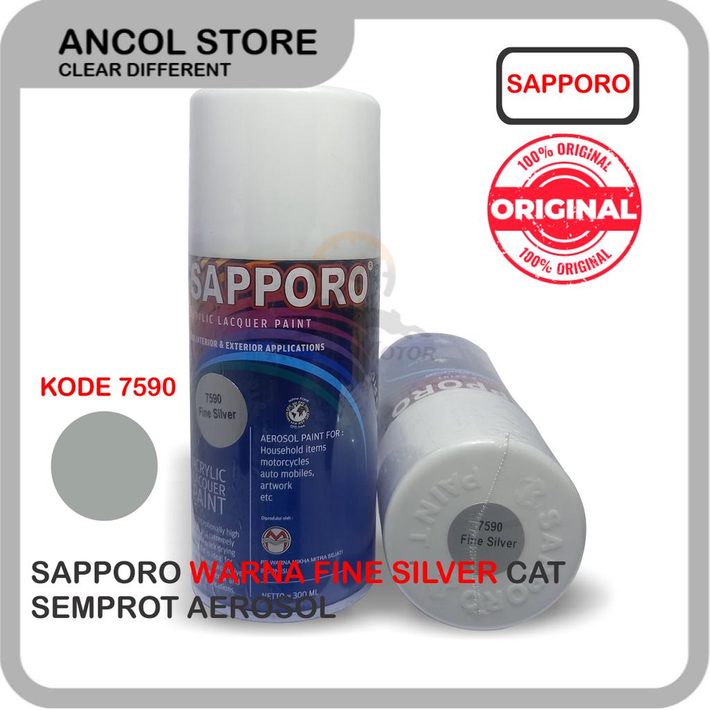 

Sapporo 7590 Fine Silver Cat Semprot Aerosol Saporo Paint