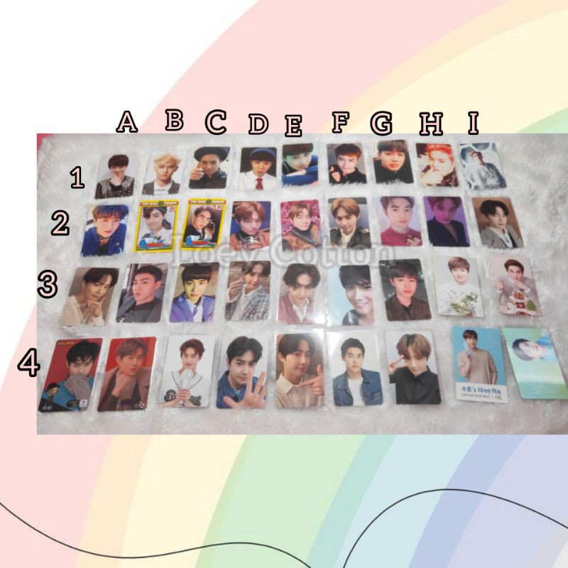 PC SUHO OFFICIAL EXO JAPAN MAMA OVERDOSE SFY CASHBEE POWER COMING OVER LMR SELF PORTRAIT PHOTOCARD