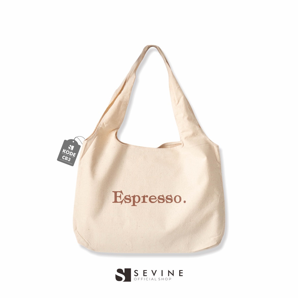 Sevine Tote Bag Kanvas Bonnie Tas Wanita Kuliah Fashion Laptop Totebag Quotes Aesthetic Vintage Series - CB