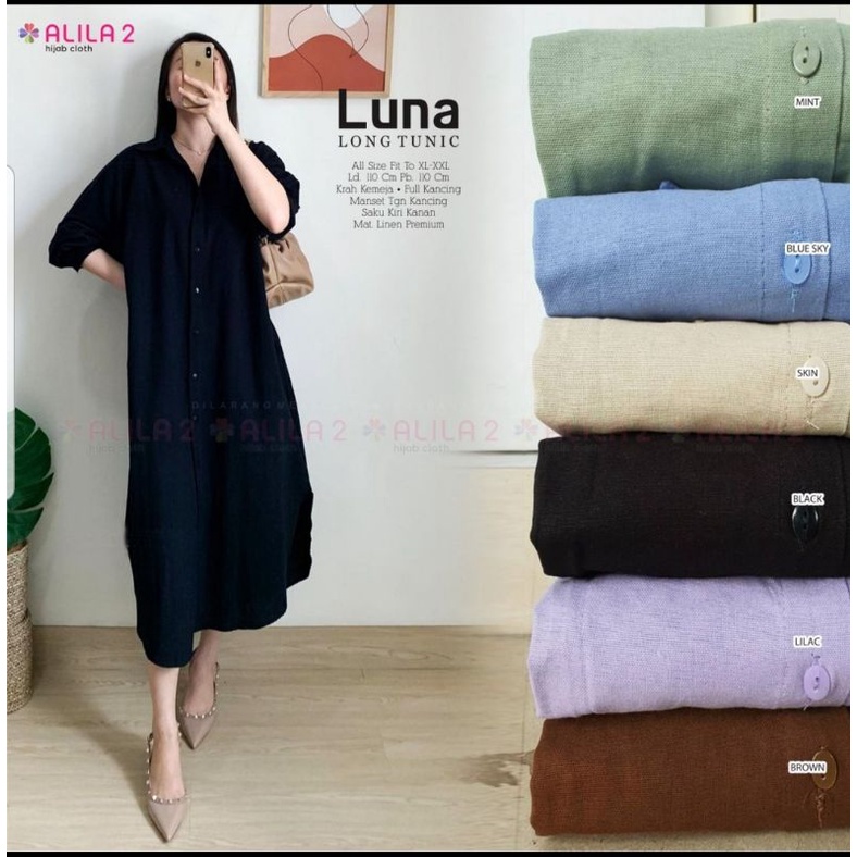 LUNA LONG TUNIK BY ALILA