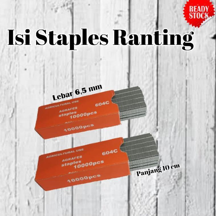 

[KODE PRODUK JSNUQ9142] ISI STAPLES RANTING ( TAPETOOL REFILL STAPLES )