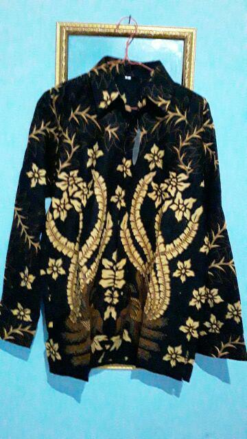 Diskon Bswart Batik Hrb026 Kenongo Hem Pendek Padi Pekalongan M L Xl Batik Pria Murah Modern Grosir