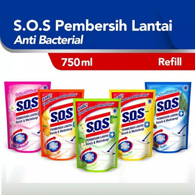 SOS pembersih lantai 750ml