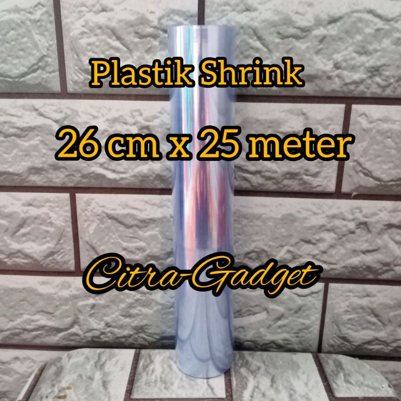 plastik Shrink 26cm x 25m